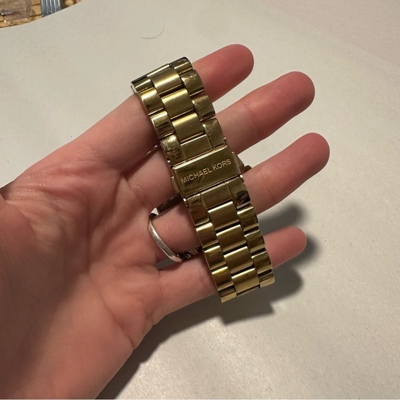 MICHAEL KORS "JET SET RUNWAY" MK5160 stainless steel GOLD COLORED WATCH - Picture 3 of 14